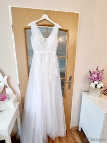 Nové boho svatební šaty m-XL - 3