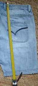 Kraťasy jeans, vel. XL, 60x58cm, zip. - 3