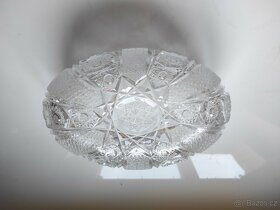 Starožitná mísa z broušeného skla - 3