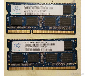 Prodám paměti DDR2, DDR3 1GB 2GB 4GB do PC i notebooku - 3