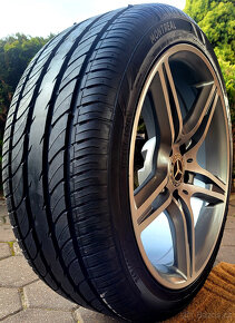 alu R18 5x112 bicolor, Mercedes CLS, W219, letné pneu 245/40 - 3