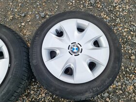 Sada originálníc 16" plechových disků BMW 5x120 + zimní pne - 3
