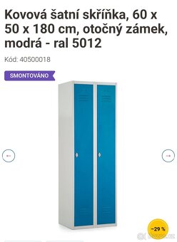 Šatní plechové skříňky - 3