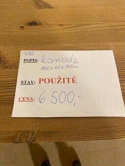 Dřevěná komoda - 3