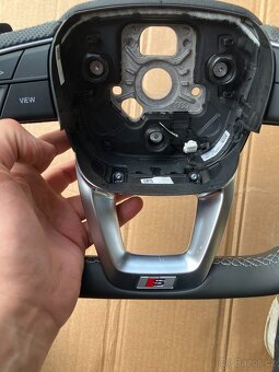 Zkosený volant AUDI S-line poloperforace q7 q8 - 3