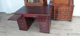kancelářský stůl z období první republiky, perfektní stav, - 3