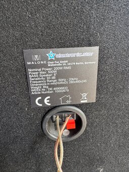 Basovy reproduktor Malone - 3