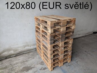 Dřevěné palety (různé velikosti) od 100 Kč - 3
