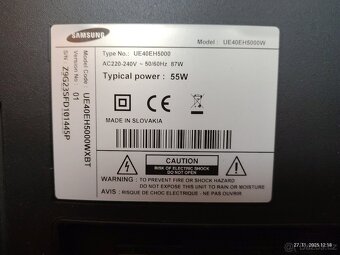 Samsung UE40EH5000 + set-top box, funkční - 3