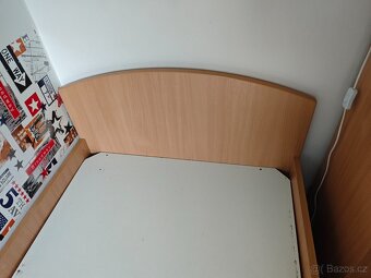 Dřevěná dětská postel, 90x200, pevný rošt - Zlín - 3
