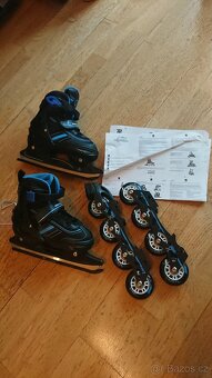 Chlapecké posuvné brusle Nils Extreme 2v1 č.34-38 - 3