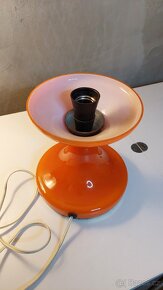 Retro skleněná lampa - originál - 3