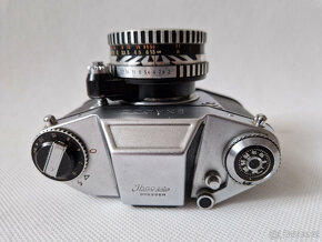 Starý německý fotoaparát Ihagee Exa 500 + objektiv Pancolar - 3
