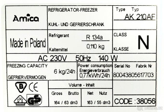 Lednička Amica - 3