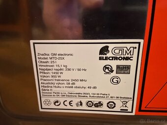 Prodám troubu GM Electronic. - 3