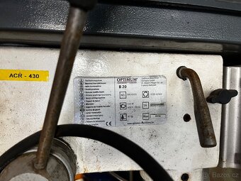 Stolní vrtačka Optimum Optidril B20 - 3