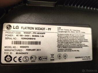Monitor LG Flatron W2343-T PF - 3