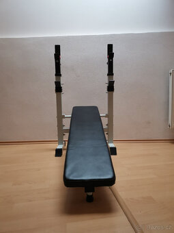 Prodám rovnou posilovací lavici vidaXL - 3