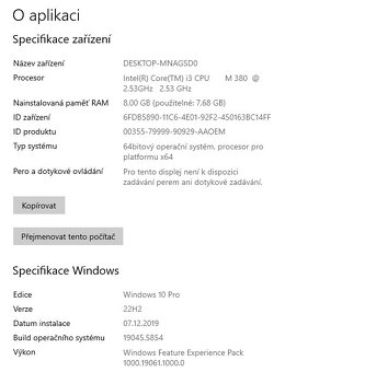 PackardBell EasyNote TK,i3-M380,WIN 10,HDD 750GB,RAM 8GB,15. - 3