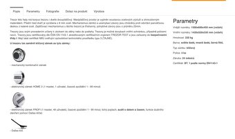 Prodám Trezor NEPTUN 7/I - černá RAL 9005 - el.zámek HOME 2 - 3