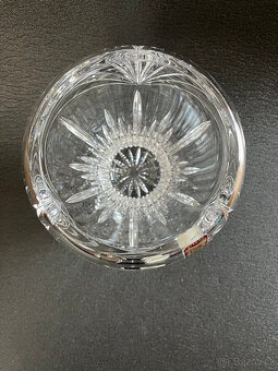 Ruckl Broušená křišťálová váza 18 cm, Nižbor - 3