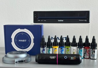 tetovací sada MAST ARCHER 2 MAX + termální tiskárna Brother - 3