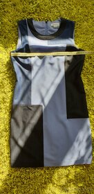 Letní šaty bez ramínek Calvin Klein - modré - 3