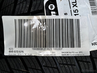 Škoda Rapid kompletní nepoužitá zimní kola 15 - 3