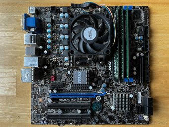 Základní deska MSI 760GM-E51 + Athlon II X2 245 + 6 GB RAM - 3