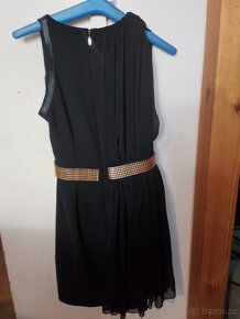 Černé šaty společenské Mango vel. XS, nenošené - 3