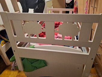 dětská postel IKEA + rošt + madrace - 3