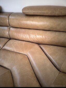 Kožená sedačka Kawola Tara - 3