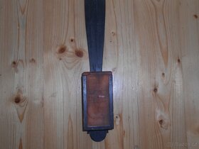 Starý  dřevěný barometr - 3