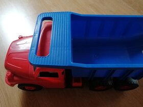 Tatra auto hračka modročervená , cca 73 cm - 3