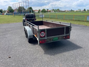 Bržděný přívěs HAPERT 2000 kg, 130x300, nová stk - 3