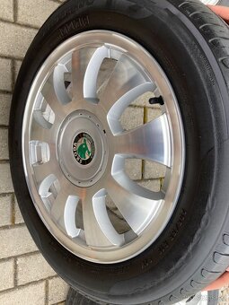 Alu kola Škoda originál 16” Metalica - 3
