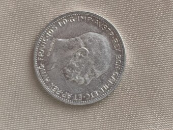 Stříbrná mince 1 Koruna – František Josef I., Rakouská - 3