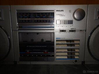 starý radiomagnetofon/kazeták PHILIPS D-8438 - 3
