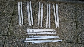 7x Rolničkový výsuv 500mm, bílá - 3