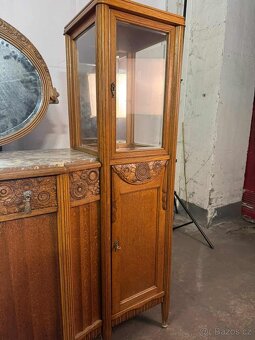 Francouzská komoda s mramorem (134018) - 3