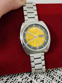 Automaty Seiko Japan cca 1975 vzácnější zlutý ciferník - 3