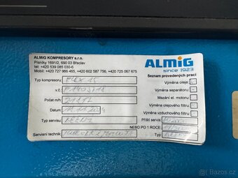Šroubový kompresor ALMiG FLEX 15 - 3