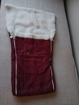 zimní fusak, dětský nánožník, na saně, do kočárku - 3