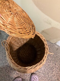 Proutěný koš na prádlo - 3