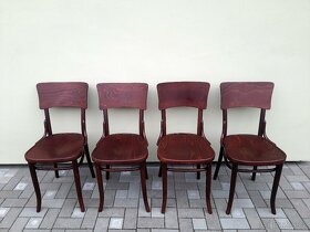 Luxusní židle THONET po renovaci 4ks - 3