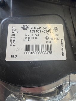 Přední světlomet touareg nové original hella - 3