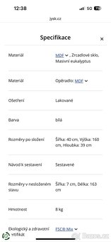 Zrcadlo z Jysku Nordborg použité - 3