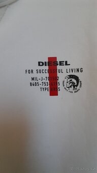 Bílá pánská mikina Diesel - 3