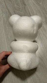 2x polystyrenový medvídek - 3