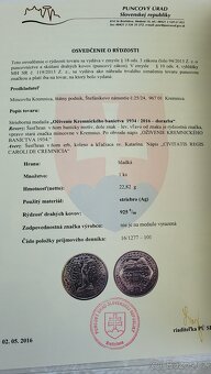 ZAMLUVENO- Oživení Kremnického Banictva 1934/2016, Originál - 3